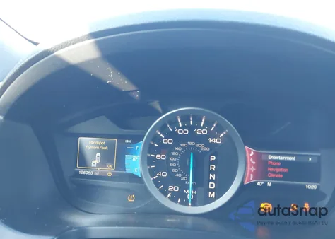 2013 Ford Explorer Limited из США, поврежденный, VIN 1FM5K8F83DGA00594